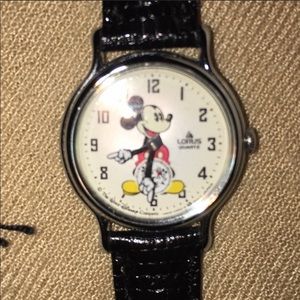 Vintage Lorus Disney Mickey Mouse Watch 60th Anniversary NWT Box Papers